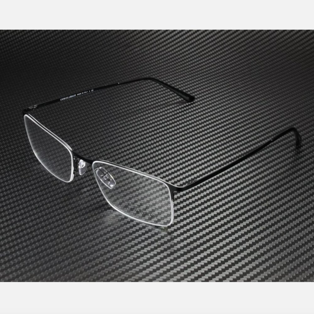 Giorgio Armani Matte Black 54mm Men's Eyeglasses